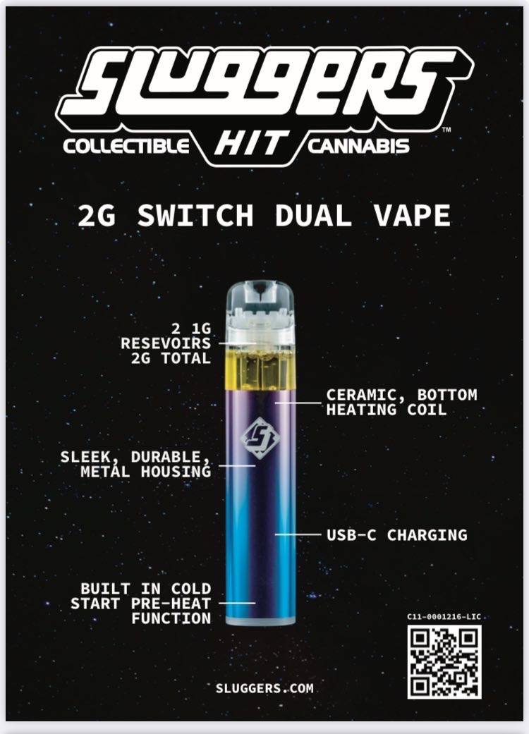 Buy Sluggers Hit 2G Switch Dual Vape